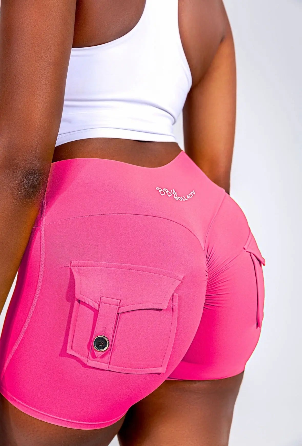 DOLLIES (PEACH LIFTING SHORTS) BBY DOLL ACTVWEAR