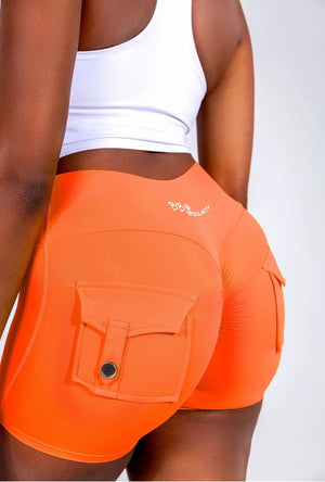 DOLLIES (PEACH LIFTING SHORTS) BBY DOLL ACTVWEAR